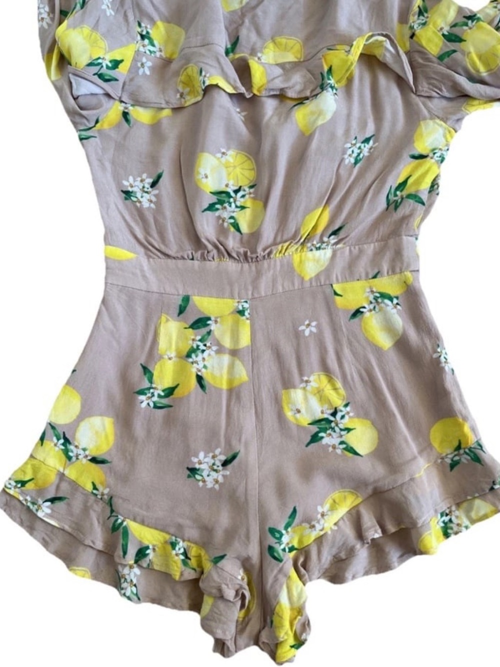 Majorelle Devon Lemon Romper  Size Small - Picture 6 of 7